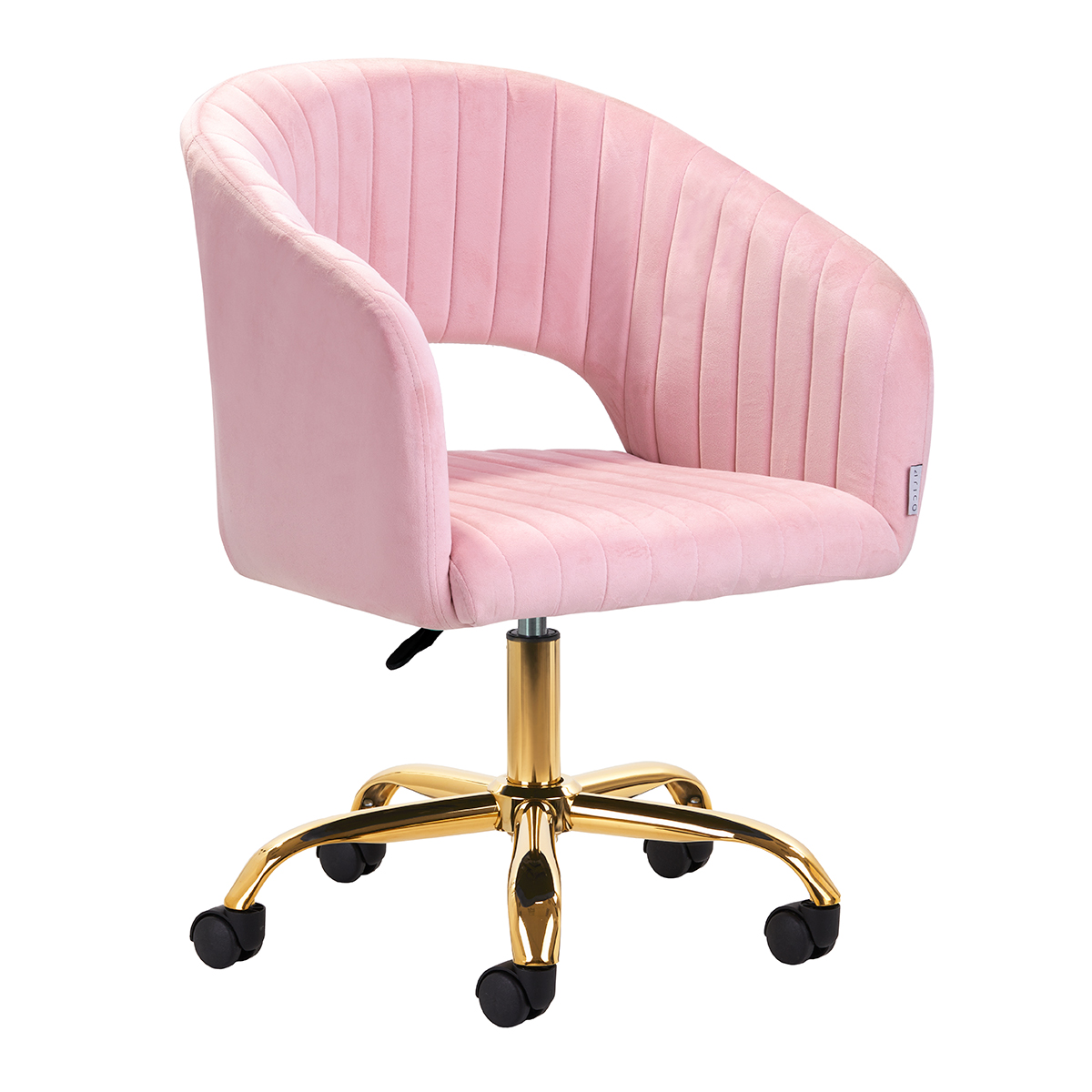 4Rico snurrstol QS-OF212G rosa