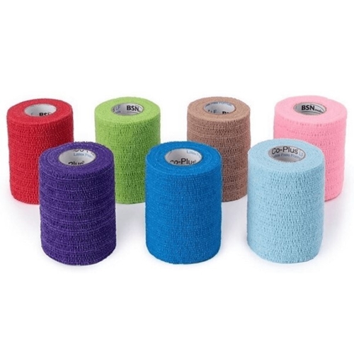 Kompressionsbind kohesiv Co-Plus LF – 10cmx4,5m mellemelastisk farvemix – 18 stk