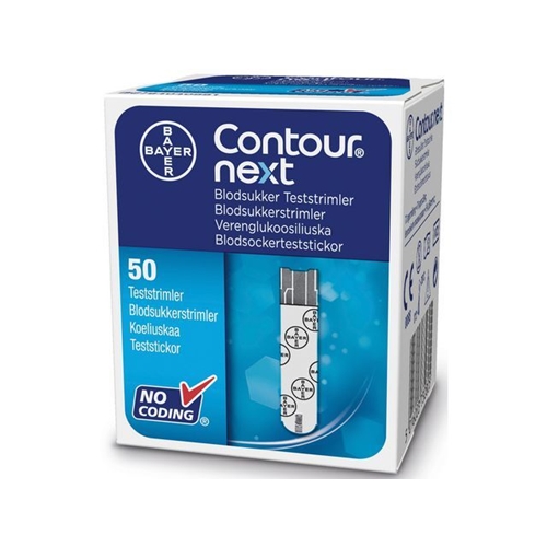 Teststicka blodglukos – CONTOUR NEXT – 50 st