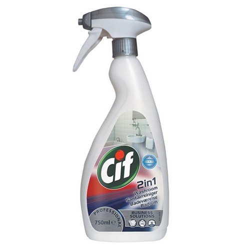 Rengöringsmedel sanitet Cif Professional Badrum – 0,75L 2in1 pH=3,0 parf spray