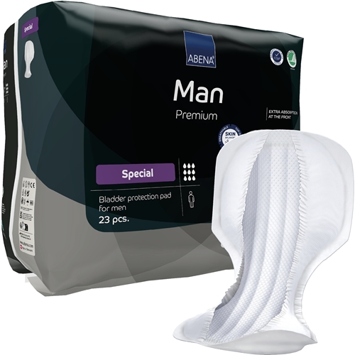 Inkontinensskydd man för fixering i byxa – ABENA Man Special Premium – 92 st
