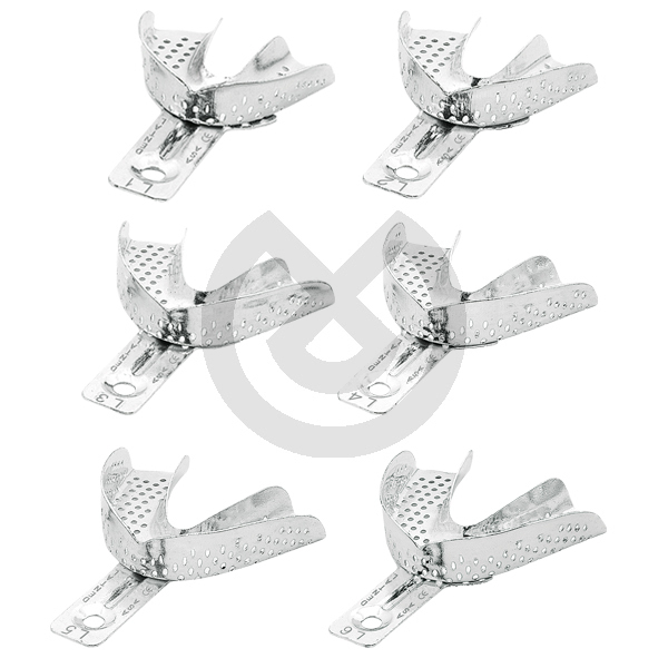 Perforerad avtryckssked i aluminium, nedre