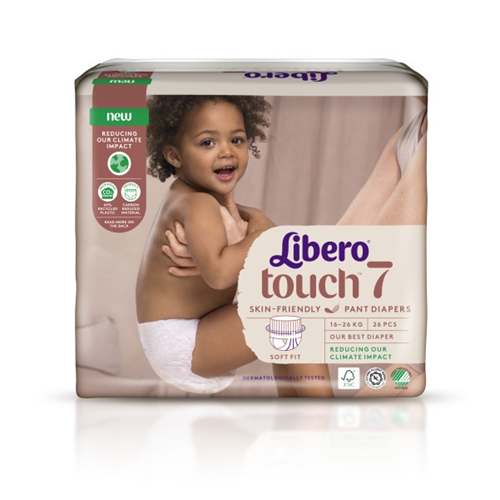 Byxblöja Libero Touch Pants – 7 16-26kg – 78 st