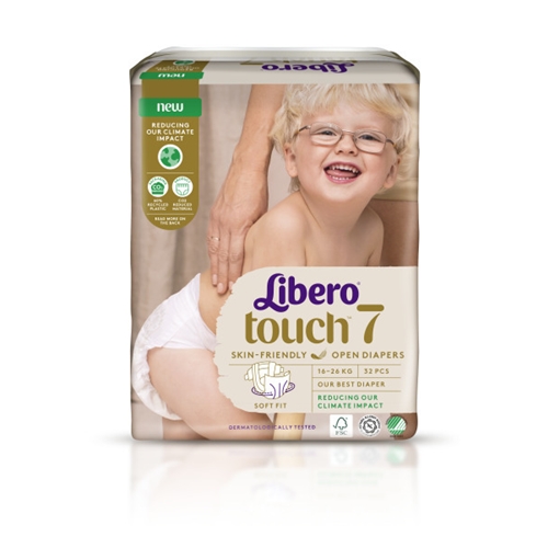 Tejpblöja Libero Touch – 7 16-26kg – 96 st