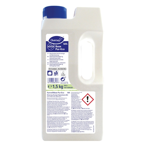 Diskmedel maskin pulver – 1,5kg Suma Base Pur-Eco M4