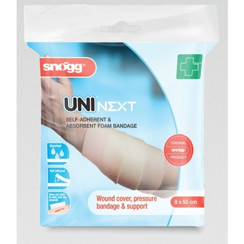 Skumförband Snögg Uni Next – 8x50cm allförband