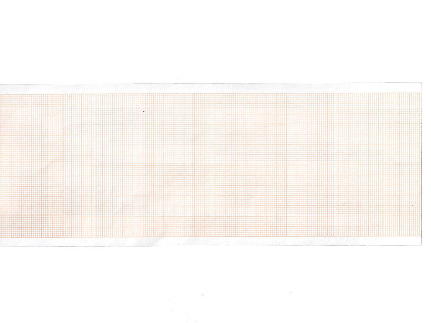EKG termopapper 21cm x 3m – 5st rullar – orange rutnät
