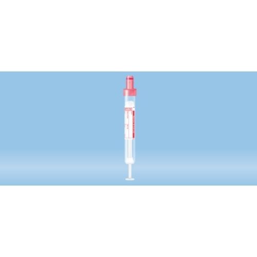 Vakuumrör plast S-Monovette – 4,9ml serum röd – 50 st