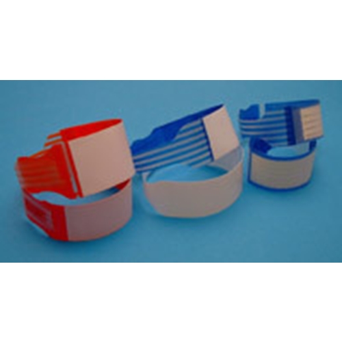 Identitetsband med tejplås Safeguard 825 – barn/ungd tryckyta 60x22mm blå – 250 st