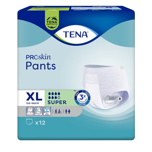 Inkontinensskydd allt-i-ett byxa – TENA Pants Super XL