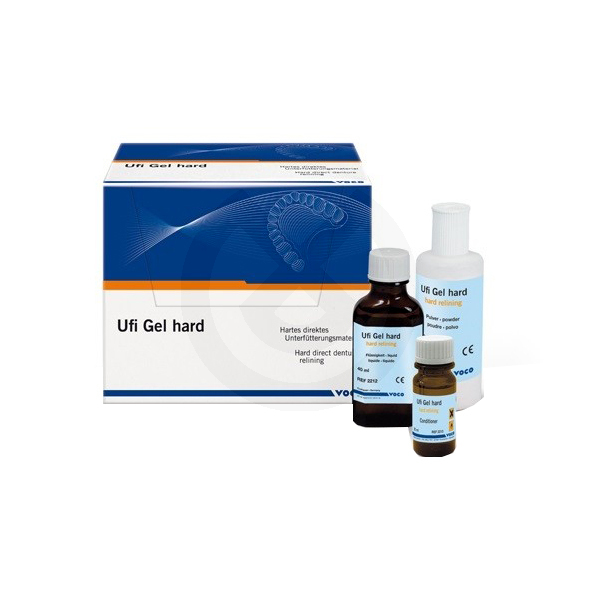 Ufi Gel Hard, Uppsättning med 60 g pulver + 40 ml vätska – VOCO