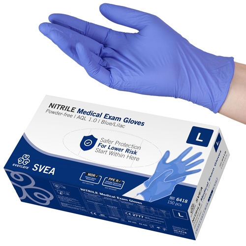 Handske us nitril evercare pf – L SVEA AQL 1,0 – 150 st