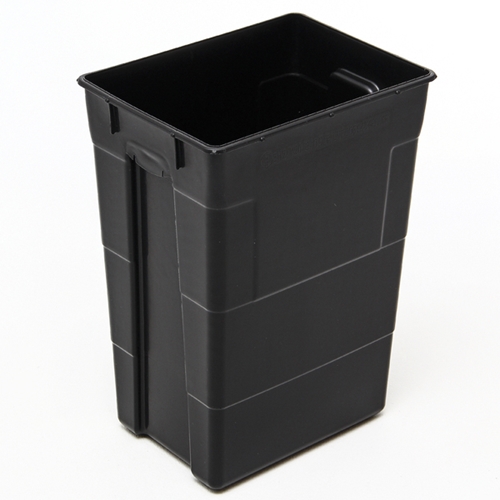 Riskavfallsbox San Sac – 50lit utan lock svart