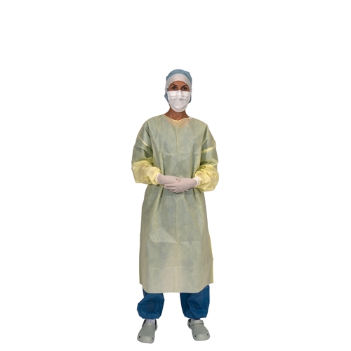 Skyddsrock evercare Special – M 115cm ärmmuddar nonw gul – 25 st