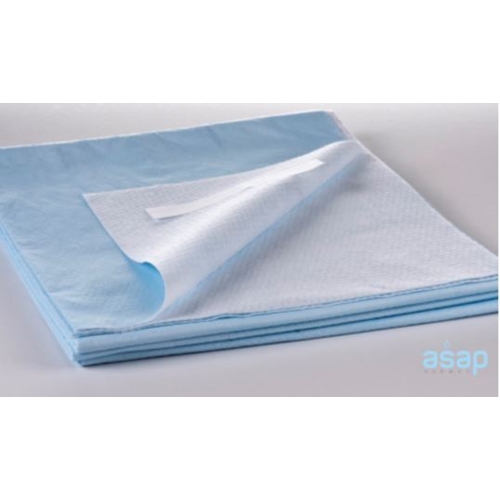 Lakan engångs ASAP Jona 200 – 140x245cm vit m fixeringstejp – 15 st