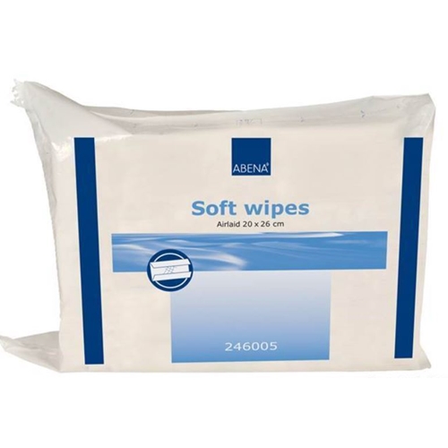 Tvättlapp papper 1L c-vikt – 20x26cm vit airlaid – 1000 st