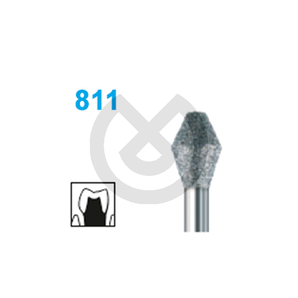 Diamantborr 811.033.FG, medelkornig – BUSCH