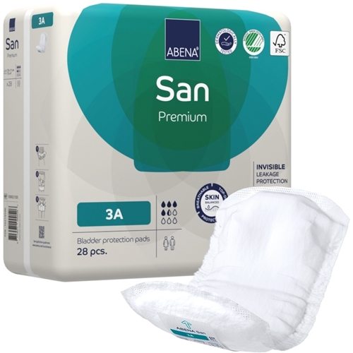 Inkontinensskydd för fixering i byxa – ABENA San Premium 3A – 196 st