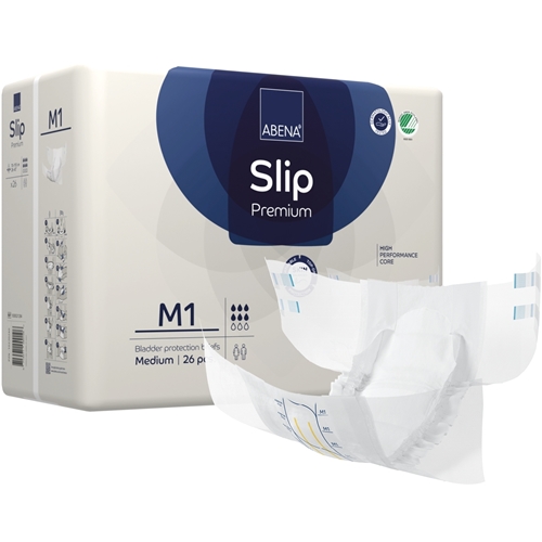 Inkontinensskydd allt-i-ett – ABENA Slip Premium M1 – 104 st
