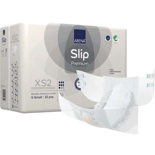 Inkontinensskydd allt-i-ett – ABENA Slip Premium XS2 – 128 st