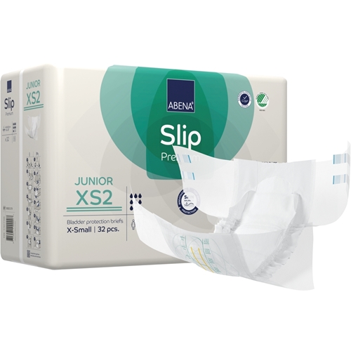 Tejpblöja ABENA Slip Junior Premium – XS2 – 128 st