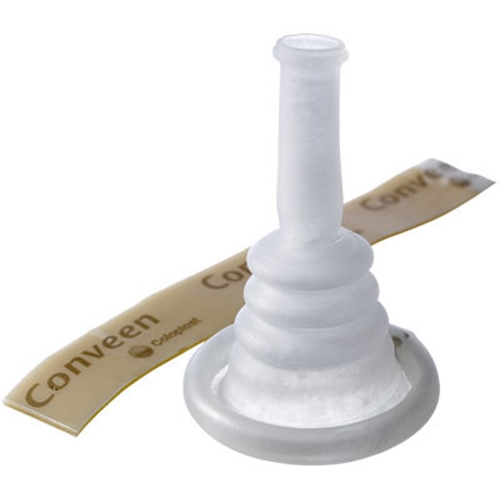 Urindroppsamlare latexfri med häftstrip – Conveen S+ O=80 D=25mm – 30 st