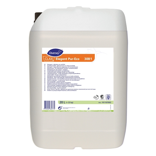 Tvättmedel maskin flytande Clax – 20L oparf Elegant Pur Eco
