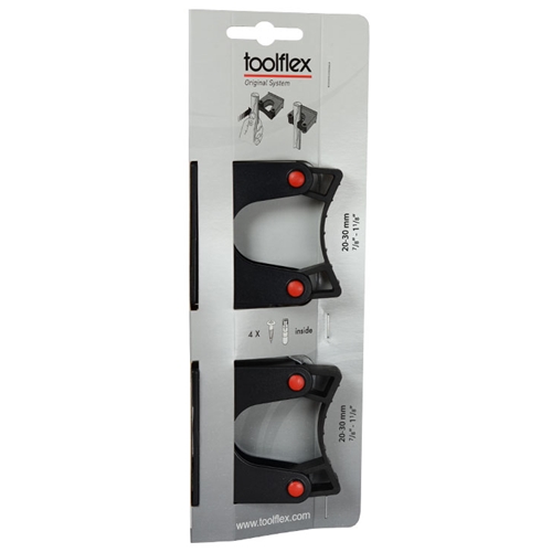 Toolflexhållare för skena – 20-30mm Standard 2-pack – 20 st