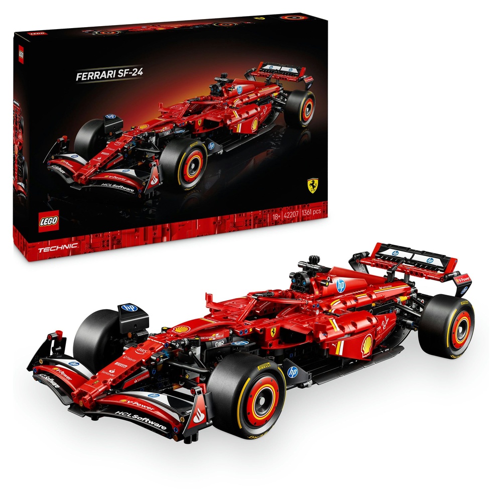 Bauspielzeug, Ferrari SF-24 F1 Rennauto "Technic"