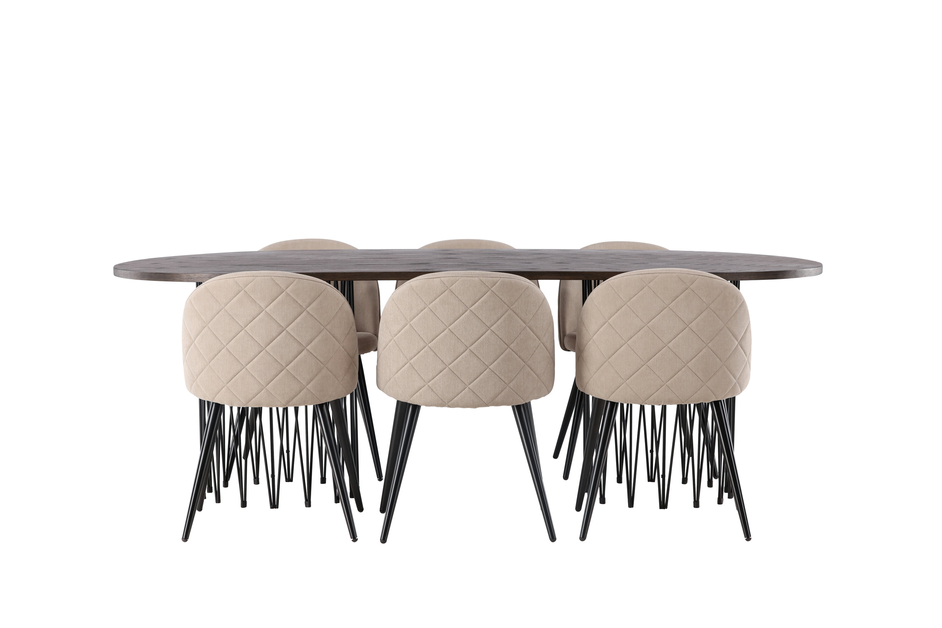 deLOHN Stone oval, Velvet Téglalap alakú étkezőgarnitúra