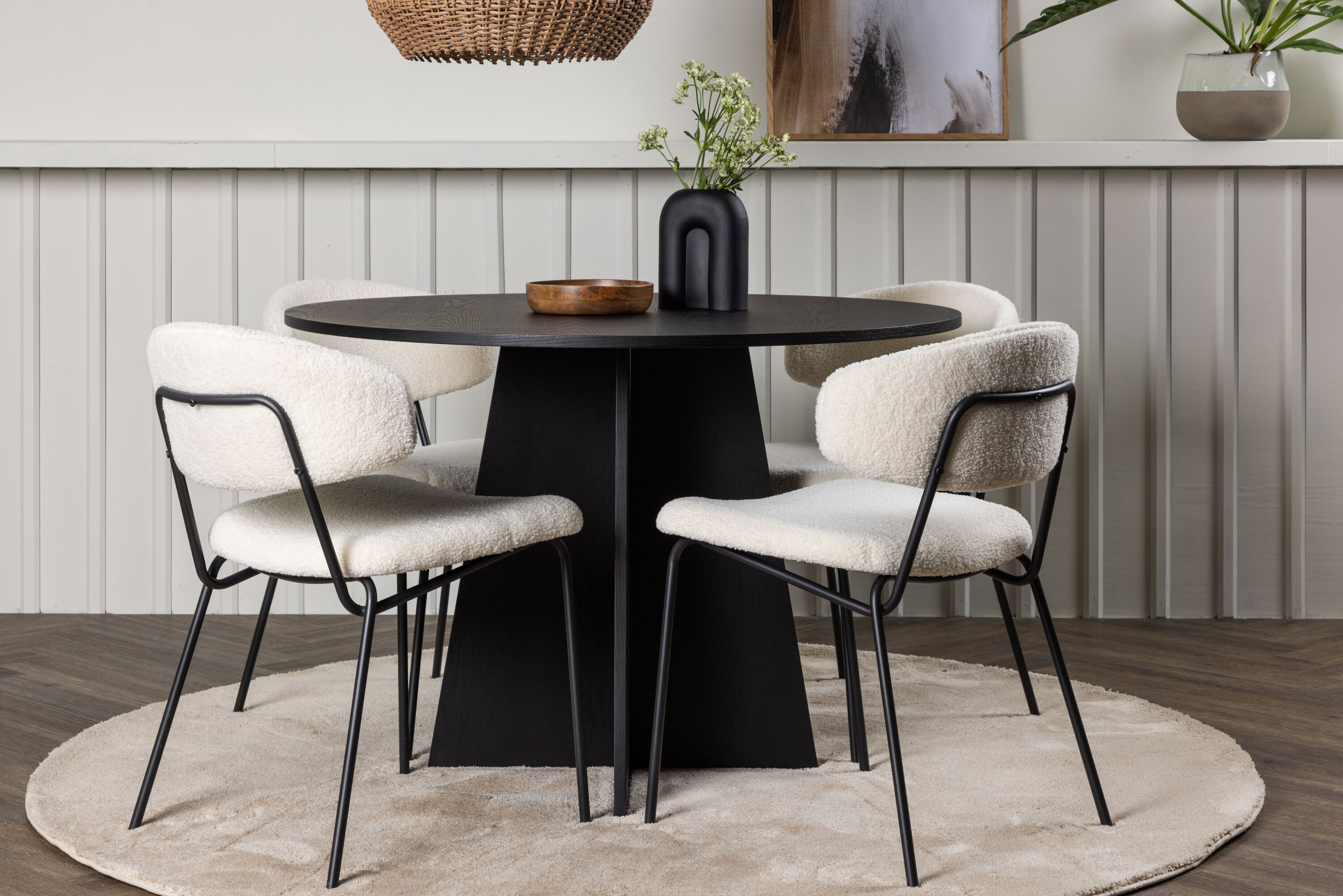 deLOHN Bootcut Round, Chico Kör alakú étkezőgarnitúra