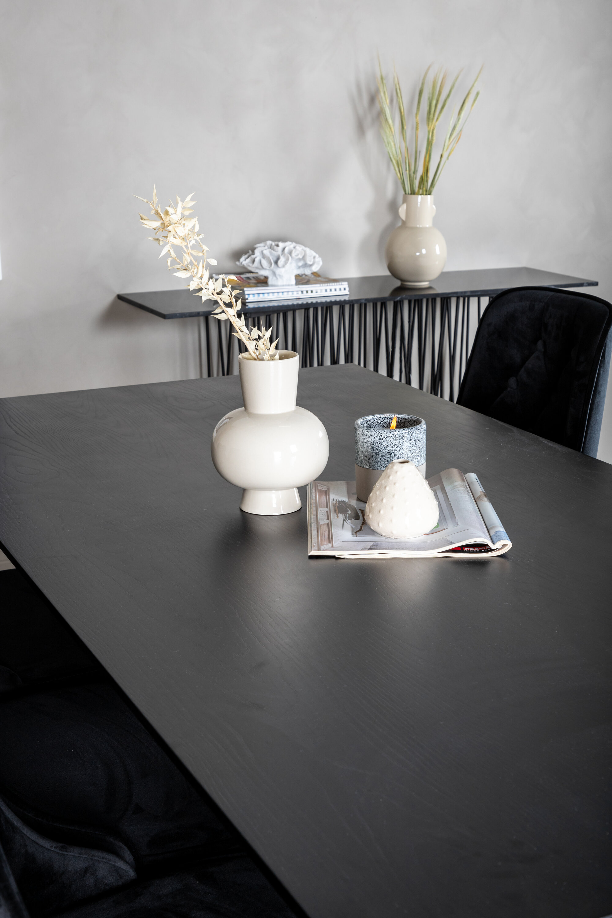 deLOHN Dipp, Velvet Deluxe Téglalap alakú étkezőgarnitúra