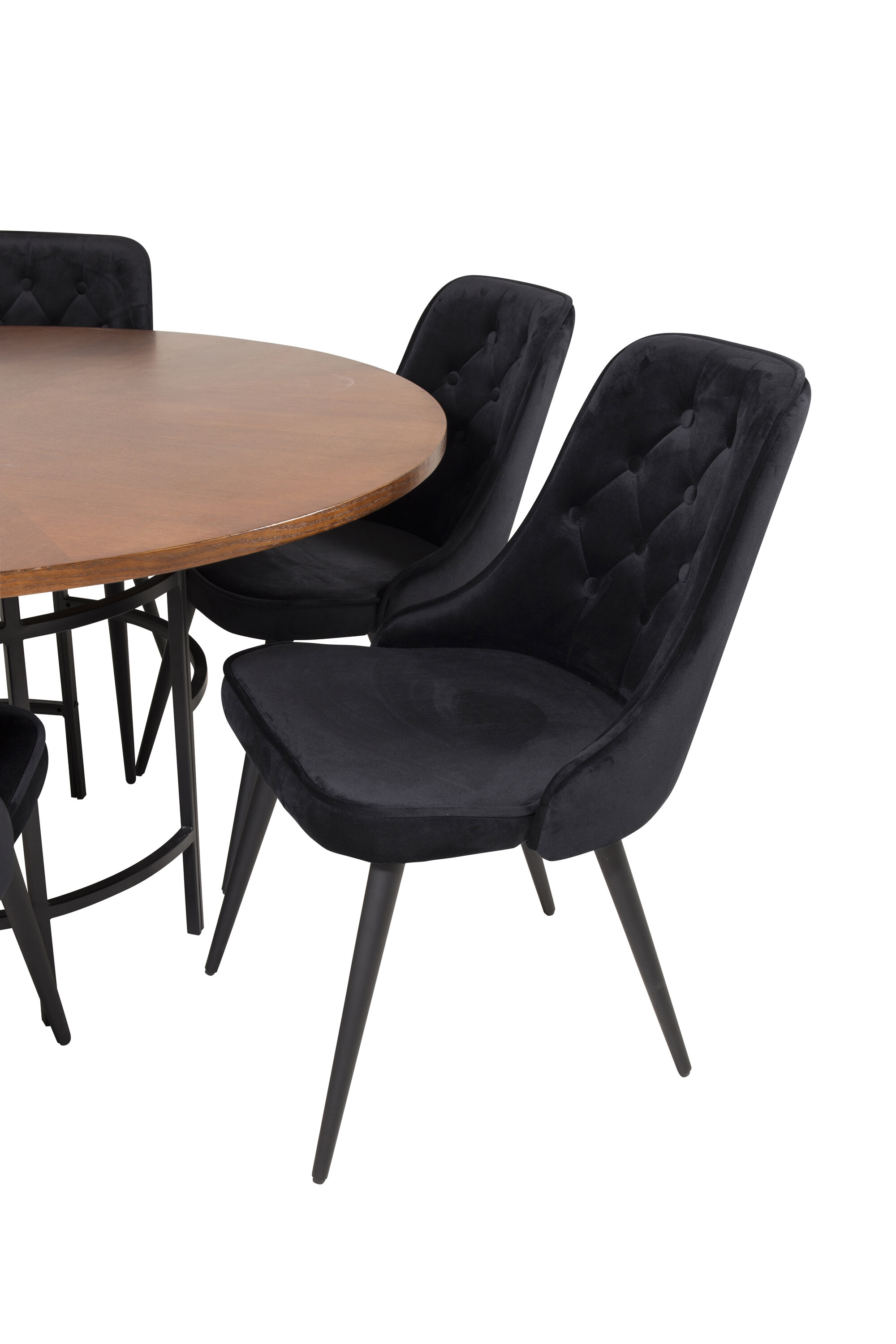 deLOHN Copenhagen, Velvet Deluxe Kör alakú étkezőgarnitúra deLOHN Copenhagen, Velvet Deluxe Kör alakú étkezőgarnitúra