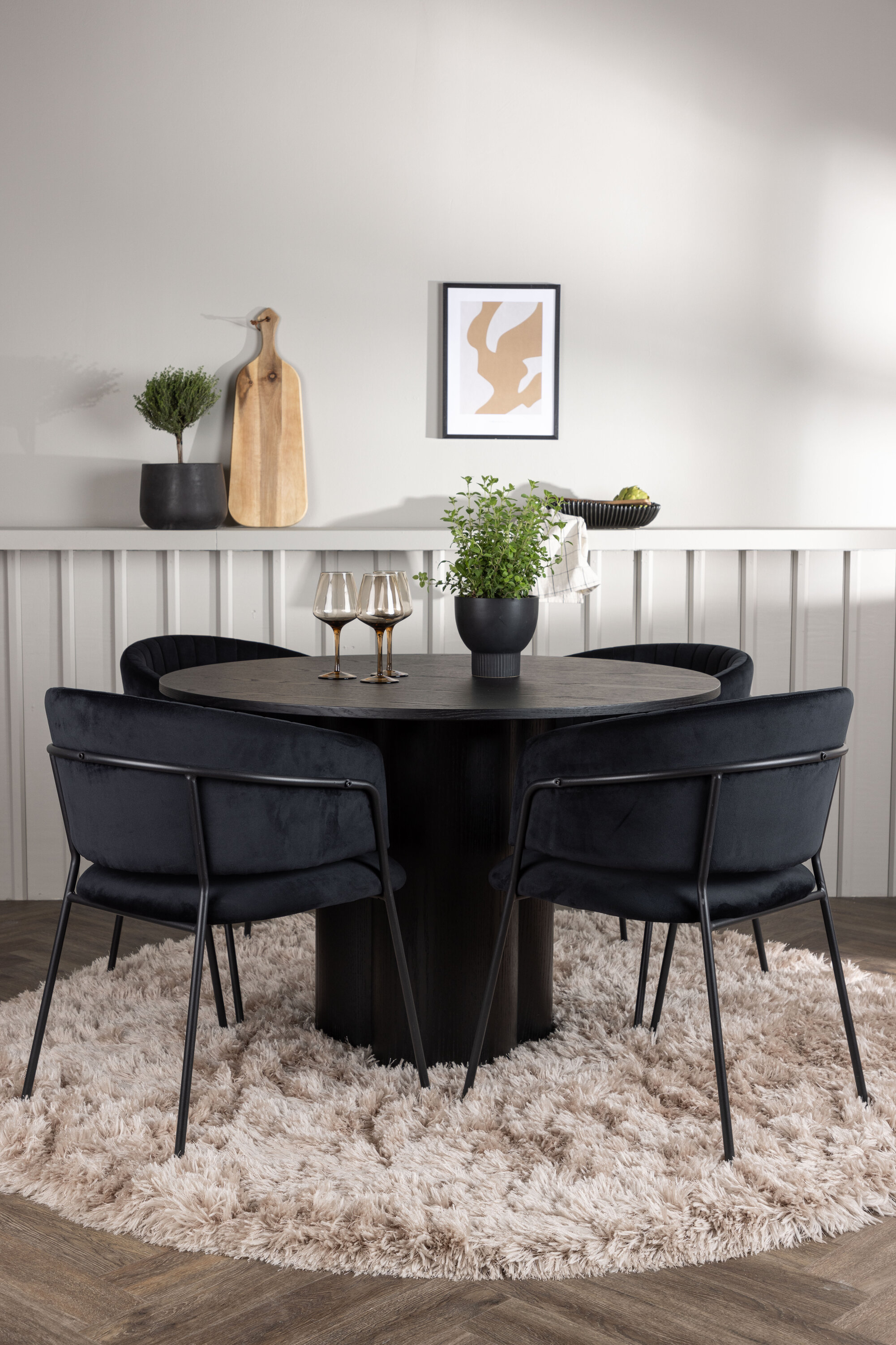 deLOHN Selma Kör alakú étkezőgarnitúra deLOHN Selma Kör alakú étkezőgarnitúra