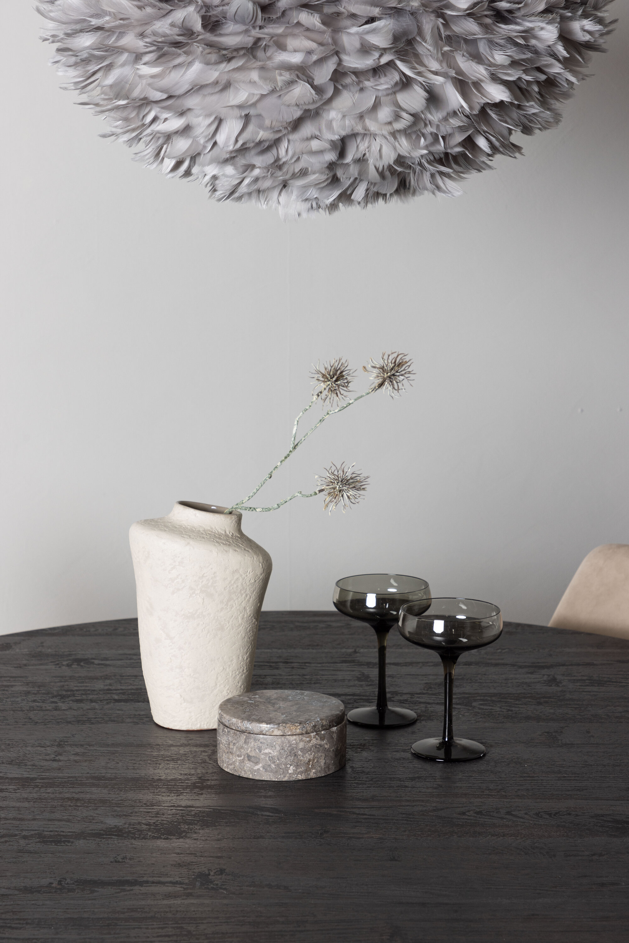 deLOHN Night Kör alakú étkezőgarnitúra