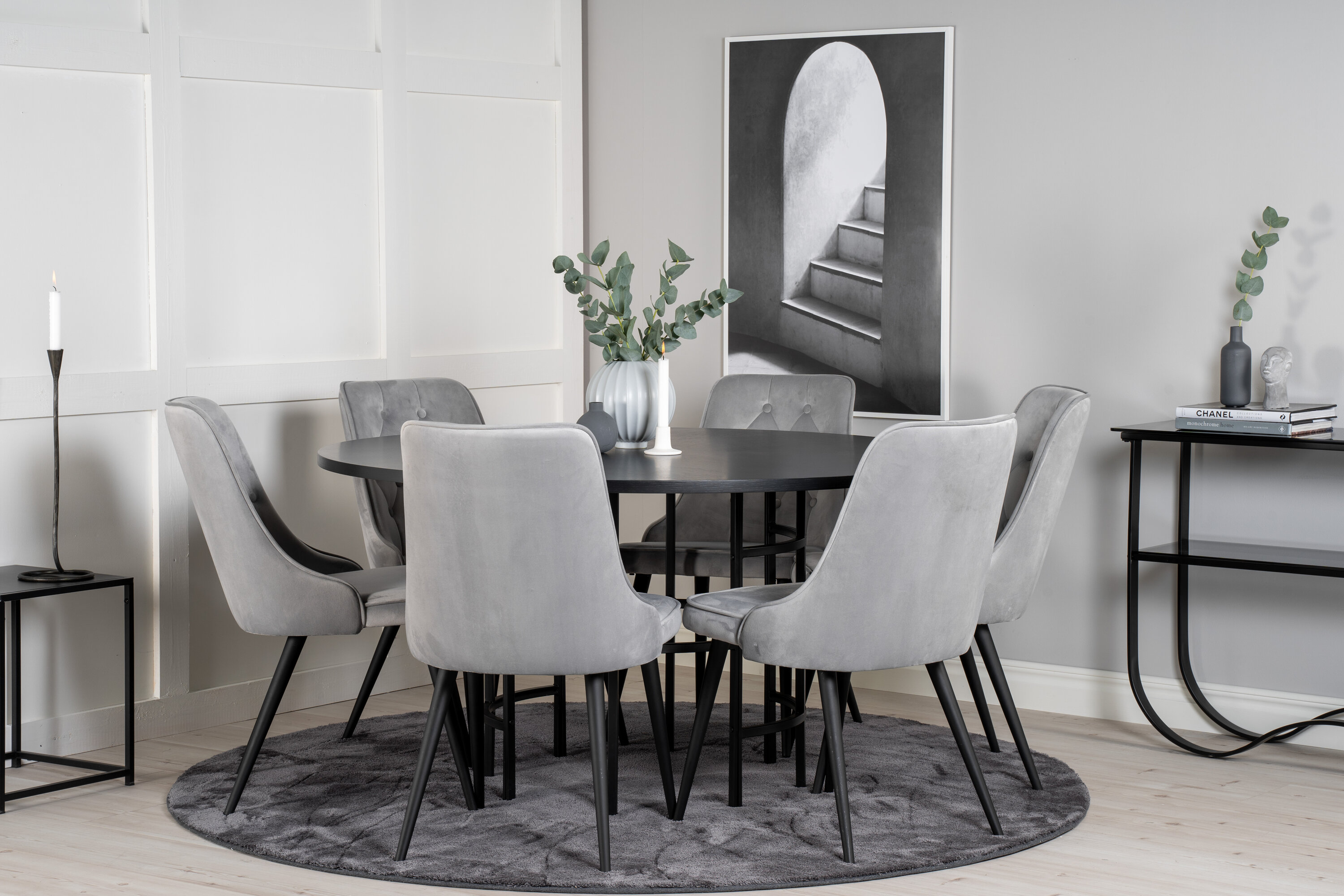 deLOHN Copenhagen, Velvet Deluxe Kör alakú étkezőgarnitúra deLOHN Copenhagen, Velvet Deluxe Kör alakú étkezőgarnitúra