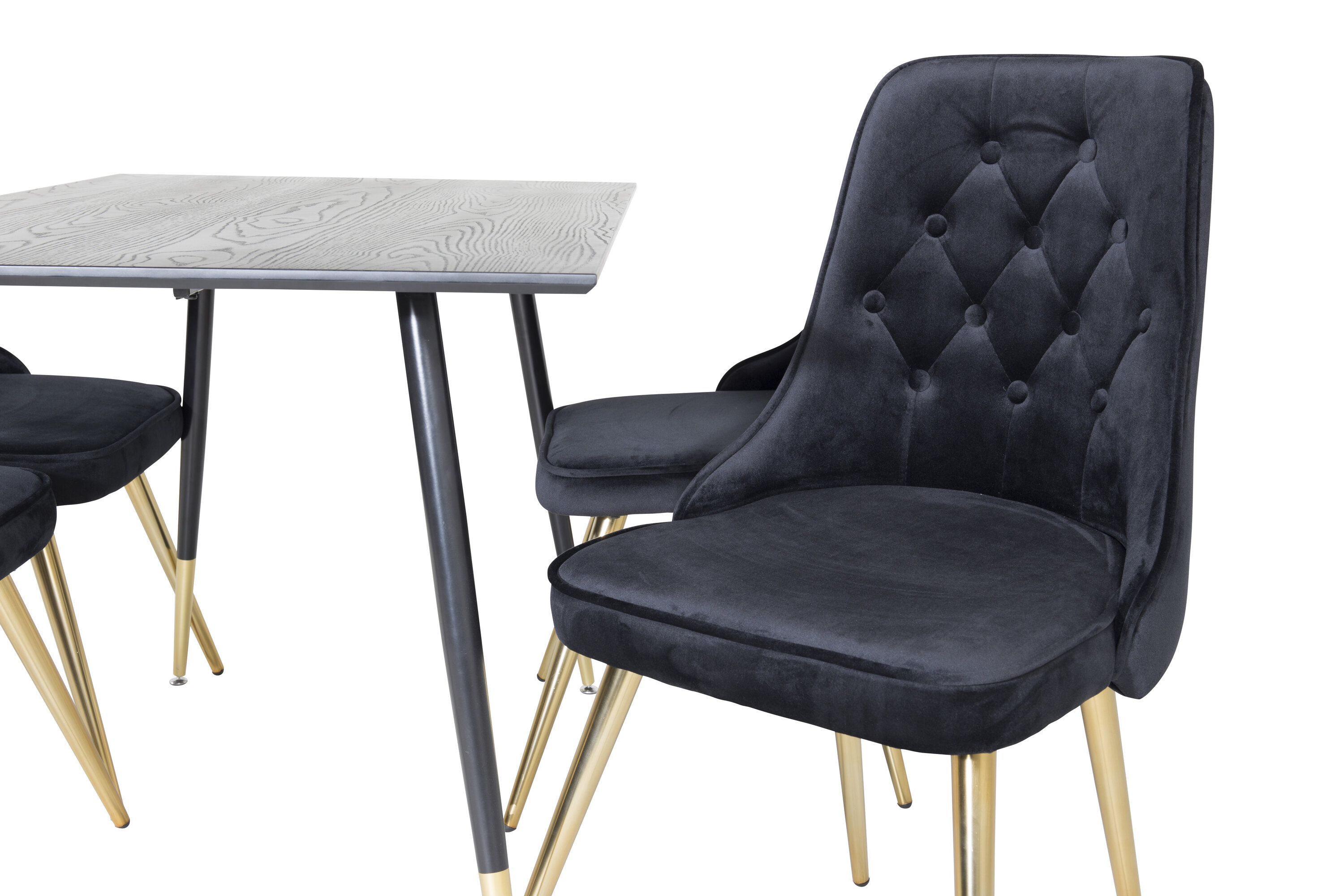 deLOHN Dipp, Velvet Deluxe Kör alakú étkezőgarnitúra deLOHN Dipp, Velvet Deluxe Kör alakú étkezőgarnitúra