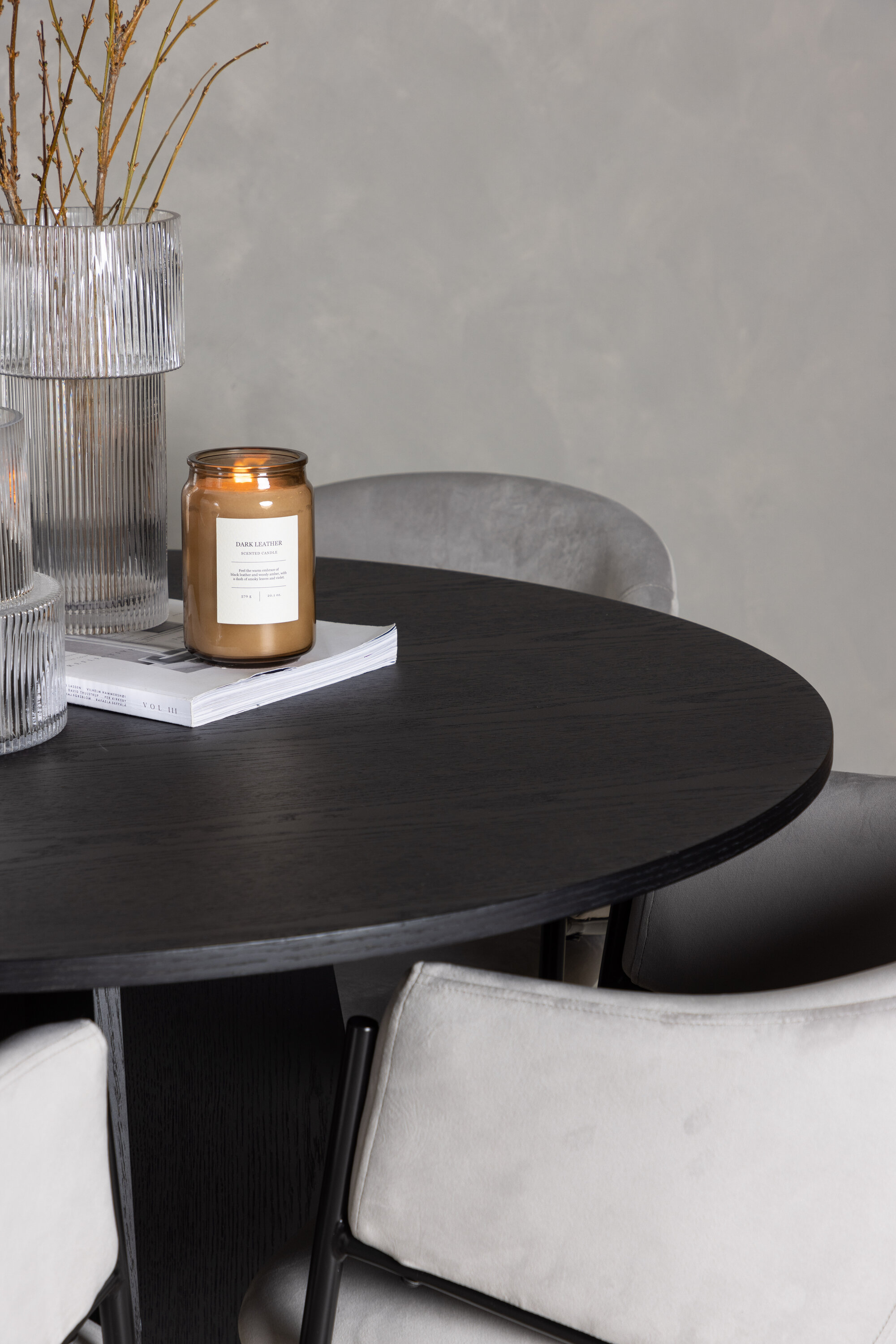 deLOHN Evelina Kör alakú étkezőgarnitúra