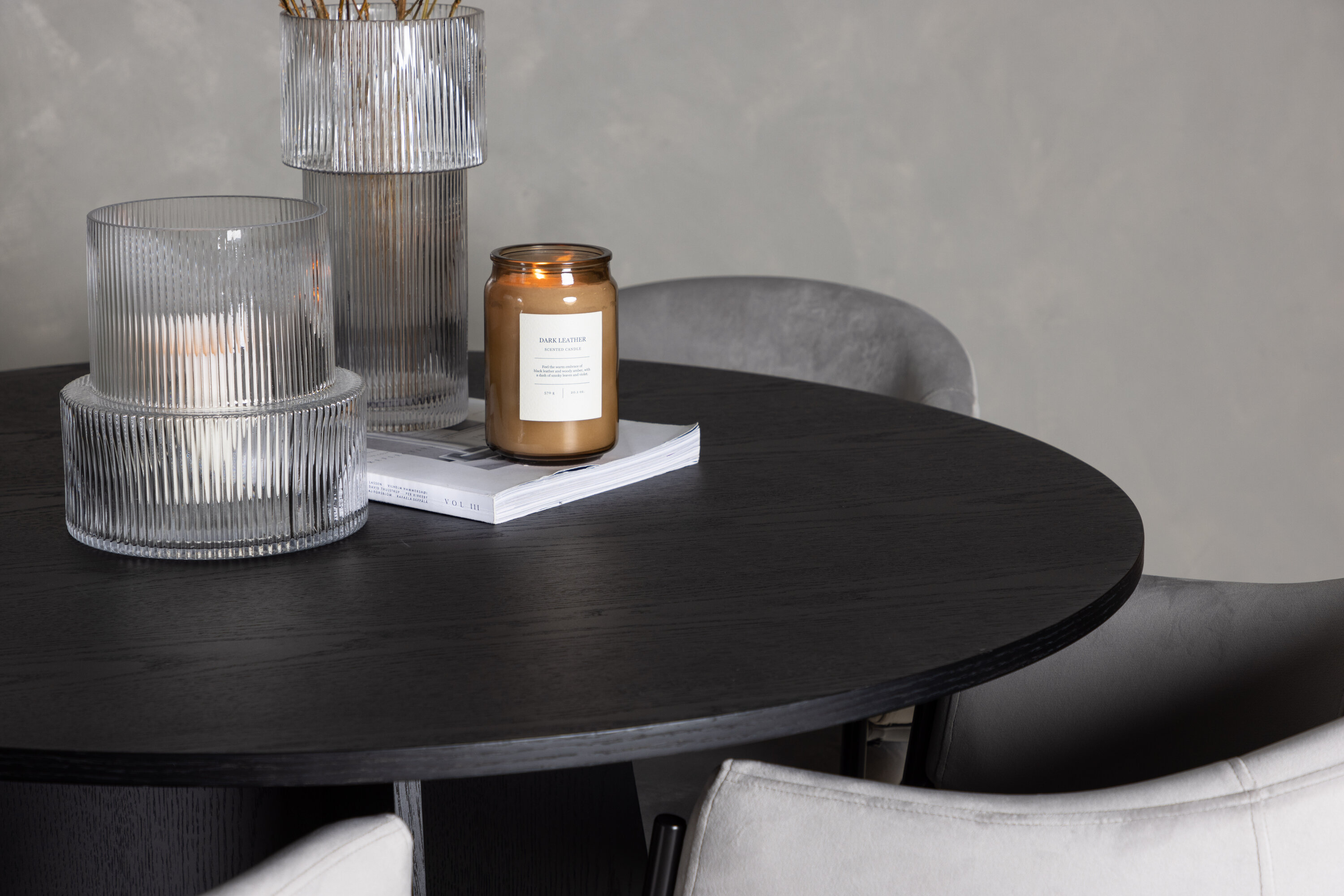 deLOHN Evelina Kör alakú étkezőgarnitúra