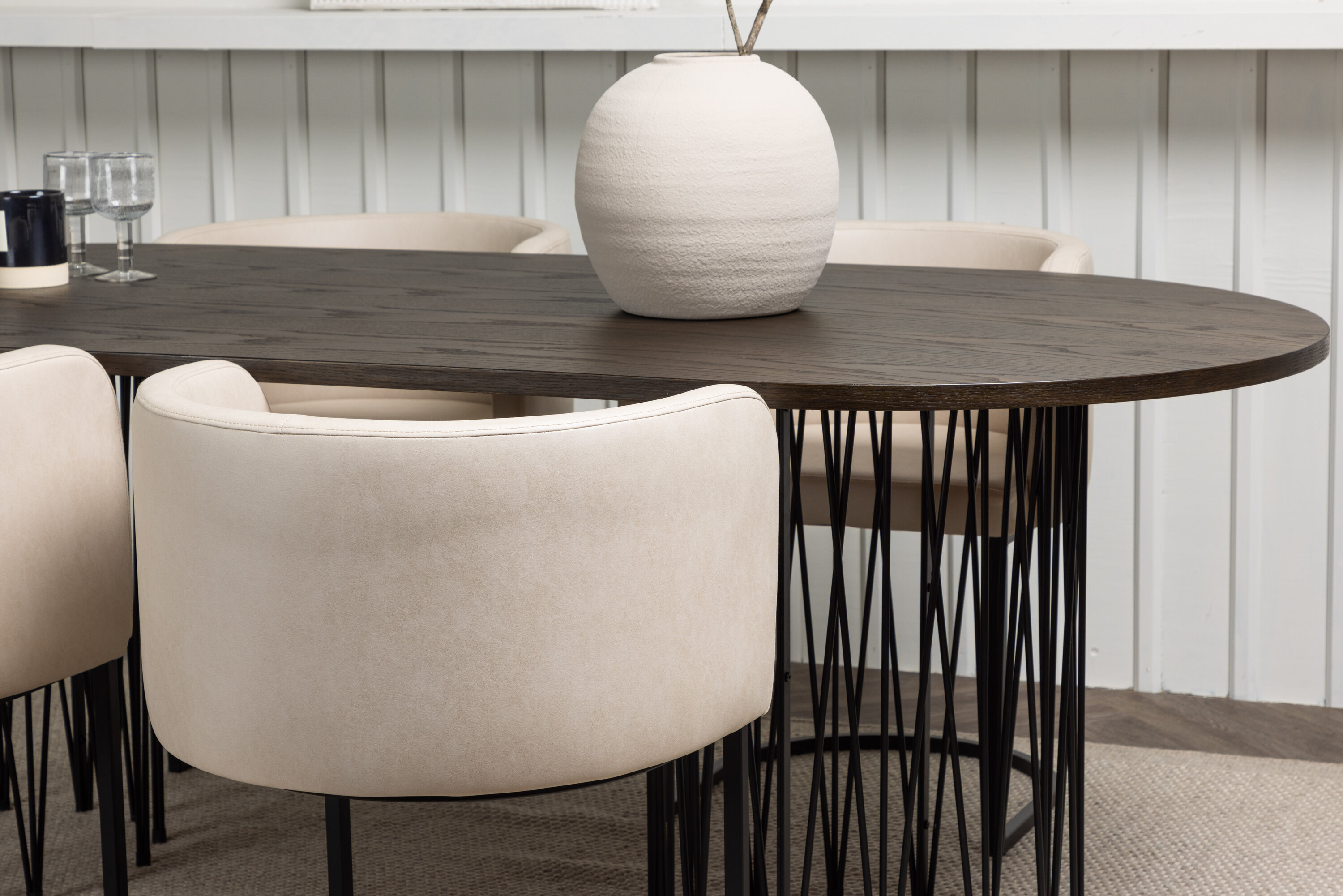 deLOHN Stone oval, Simrishamn Ovális étkezőgarnitúra