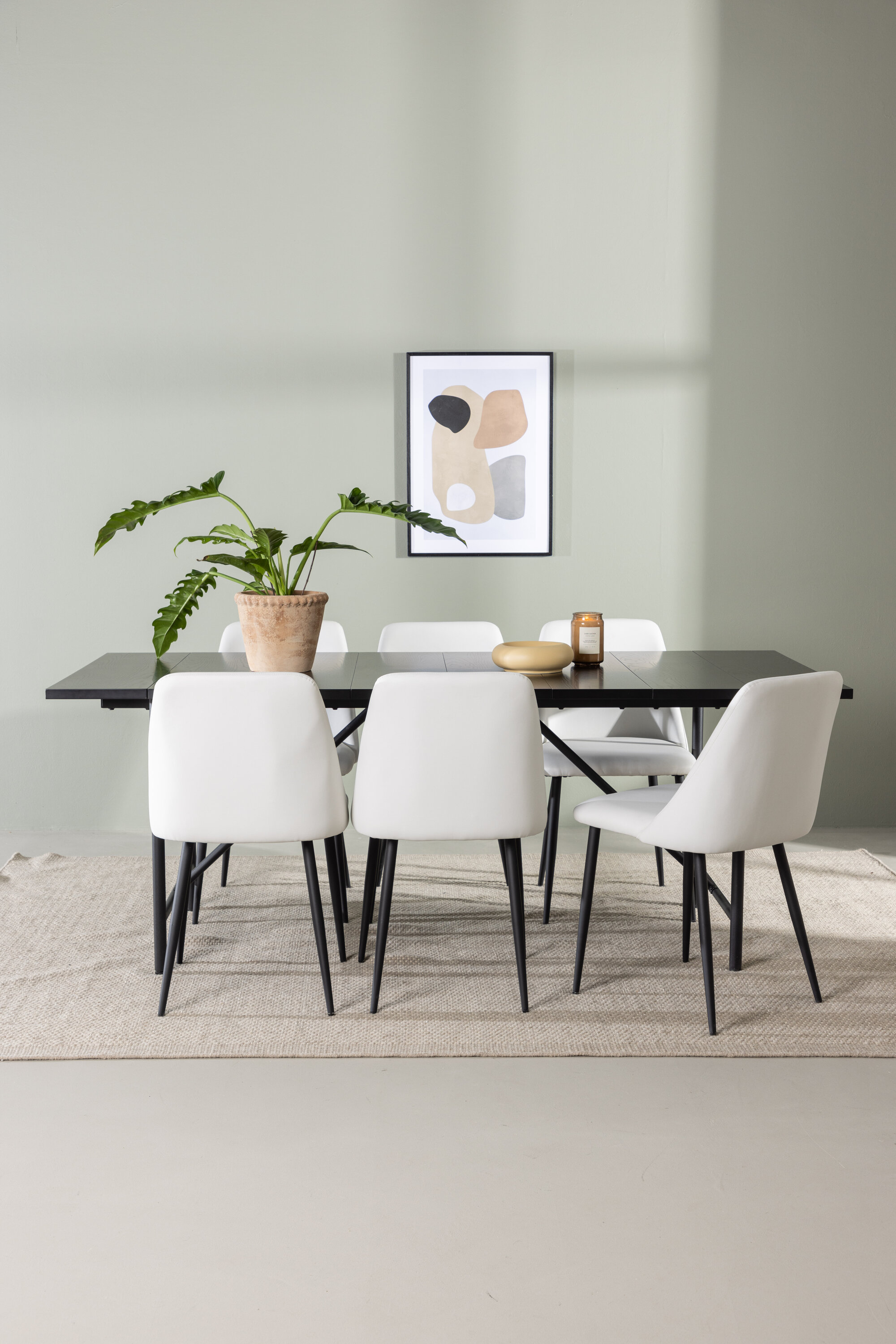 deLOHN Night Téglalap alakú étkezőgarnitúra