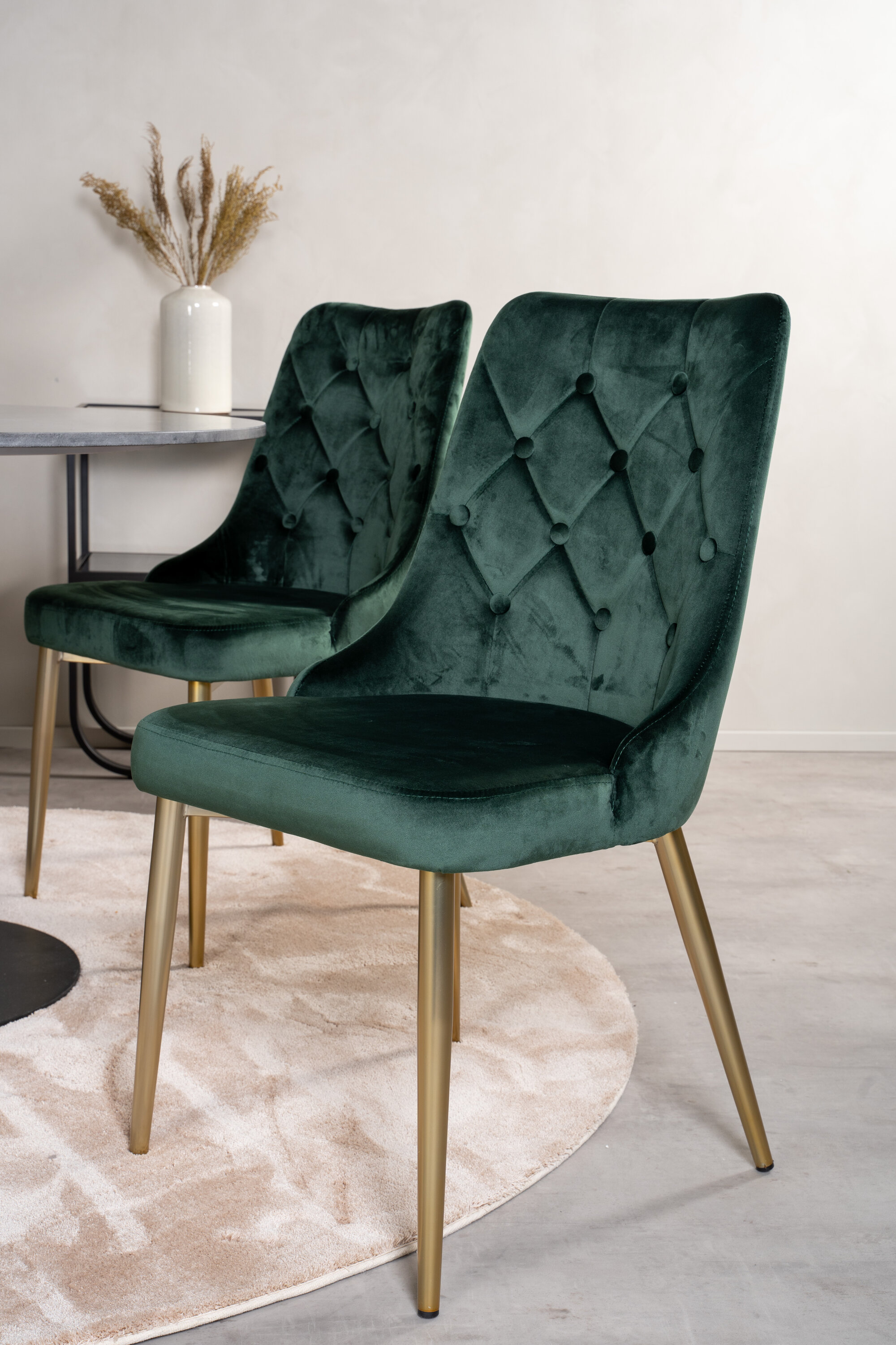 deLOHN Estelle, Velvet Deluxe Kör alakú étkezőgarnitúra