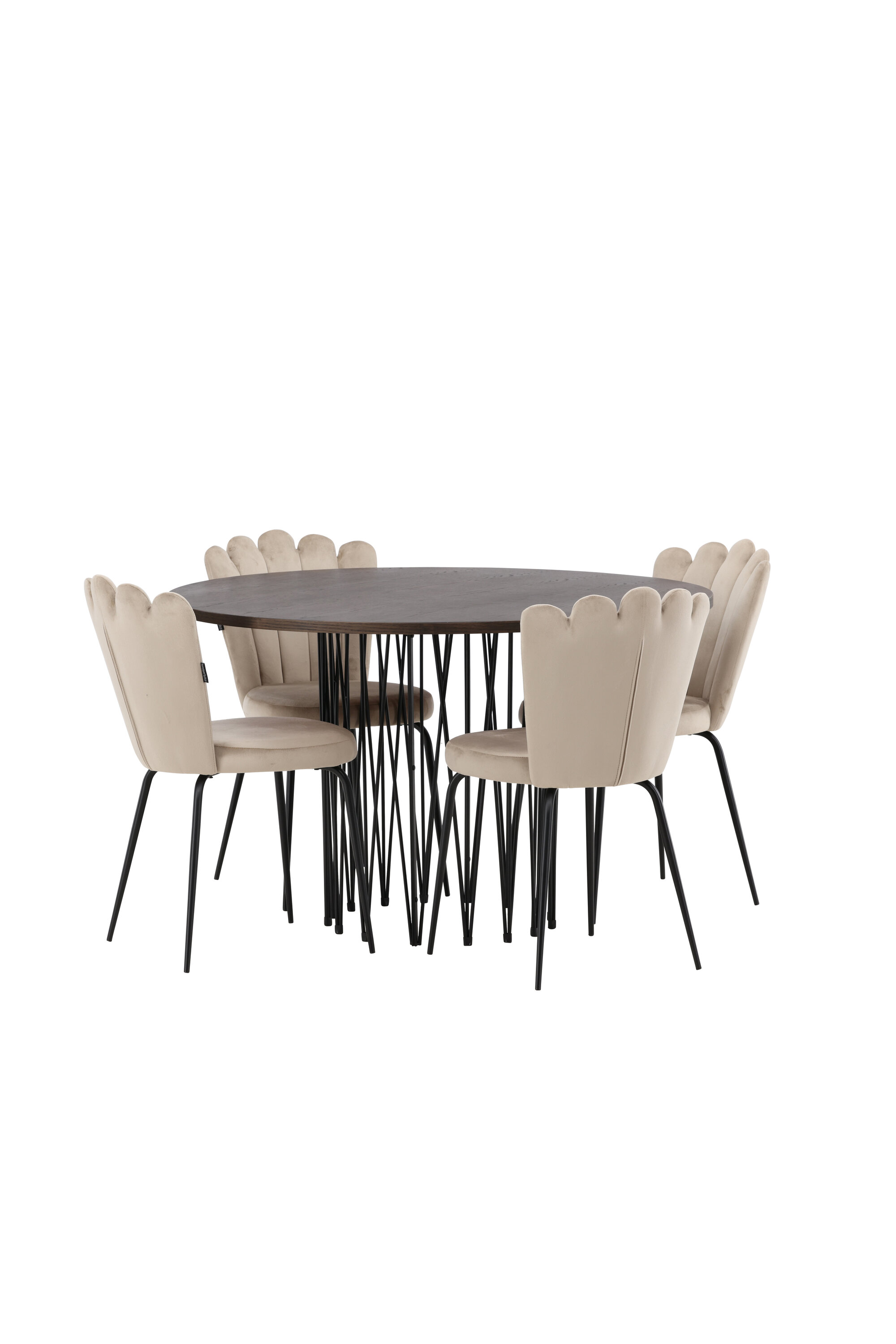 deLOHN Stone round, Limhamn Kör alakú étkezőgarnitúra