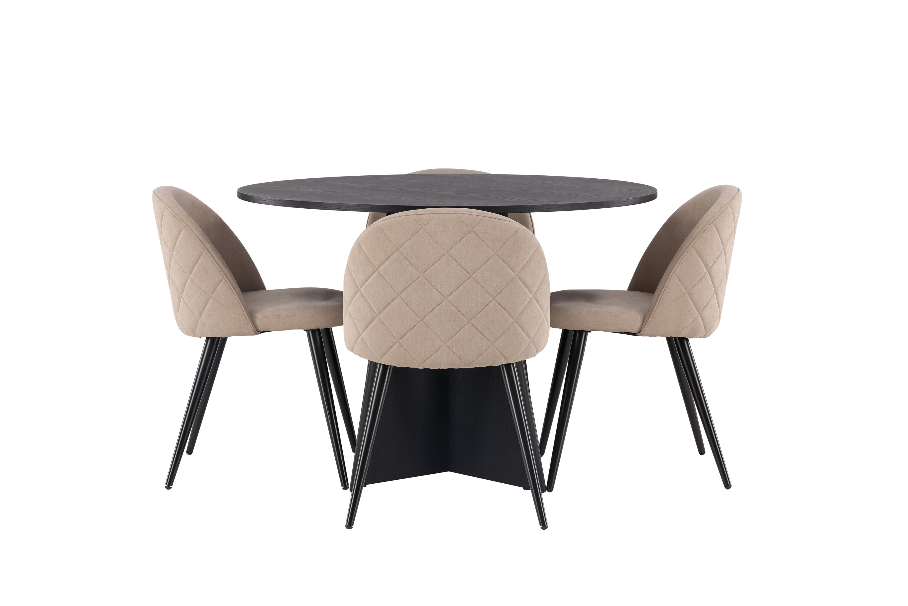 deLOHN Bootcut Round, Velvet Kör alakú étkezőgarnitúra