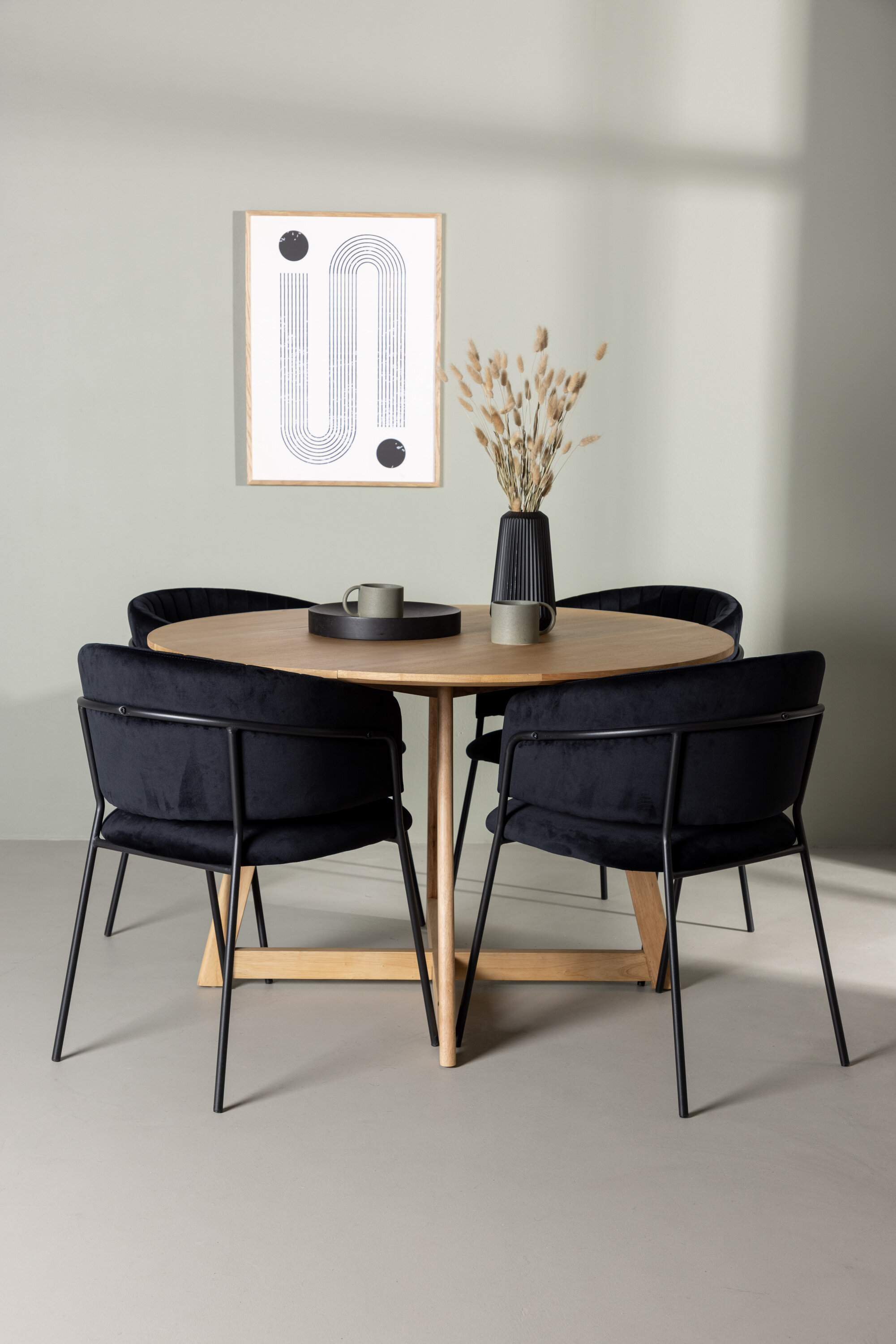 deLOHN Selma Kör alakú étkezőgarnitúra deLOHN Selma Kör alakú étkezőgarnitúra