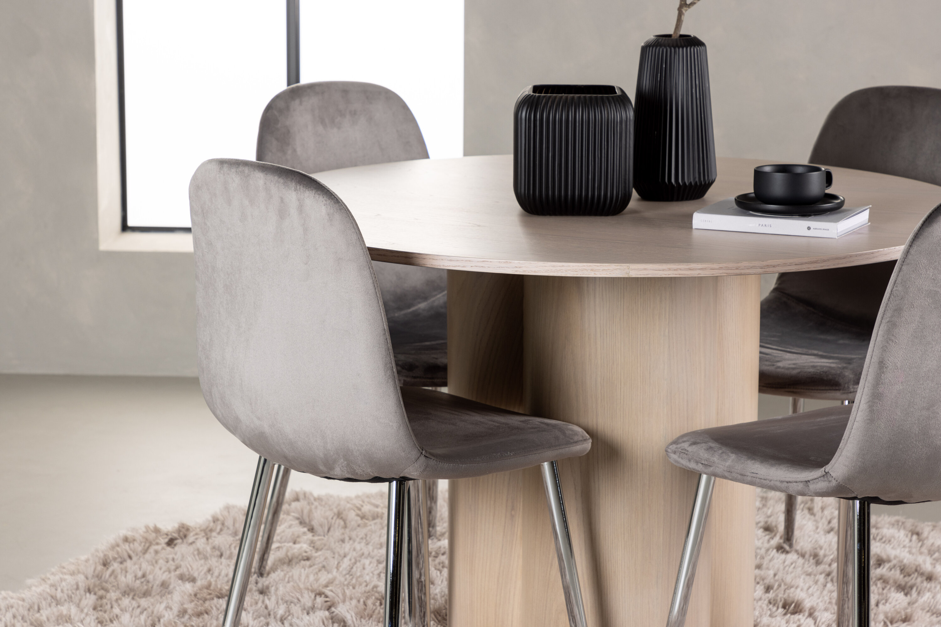 deLOHN Eva Kör alakú étkezőgarnitúra