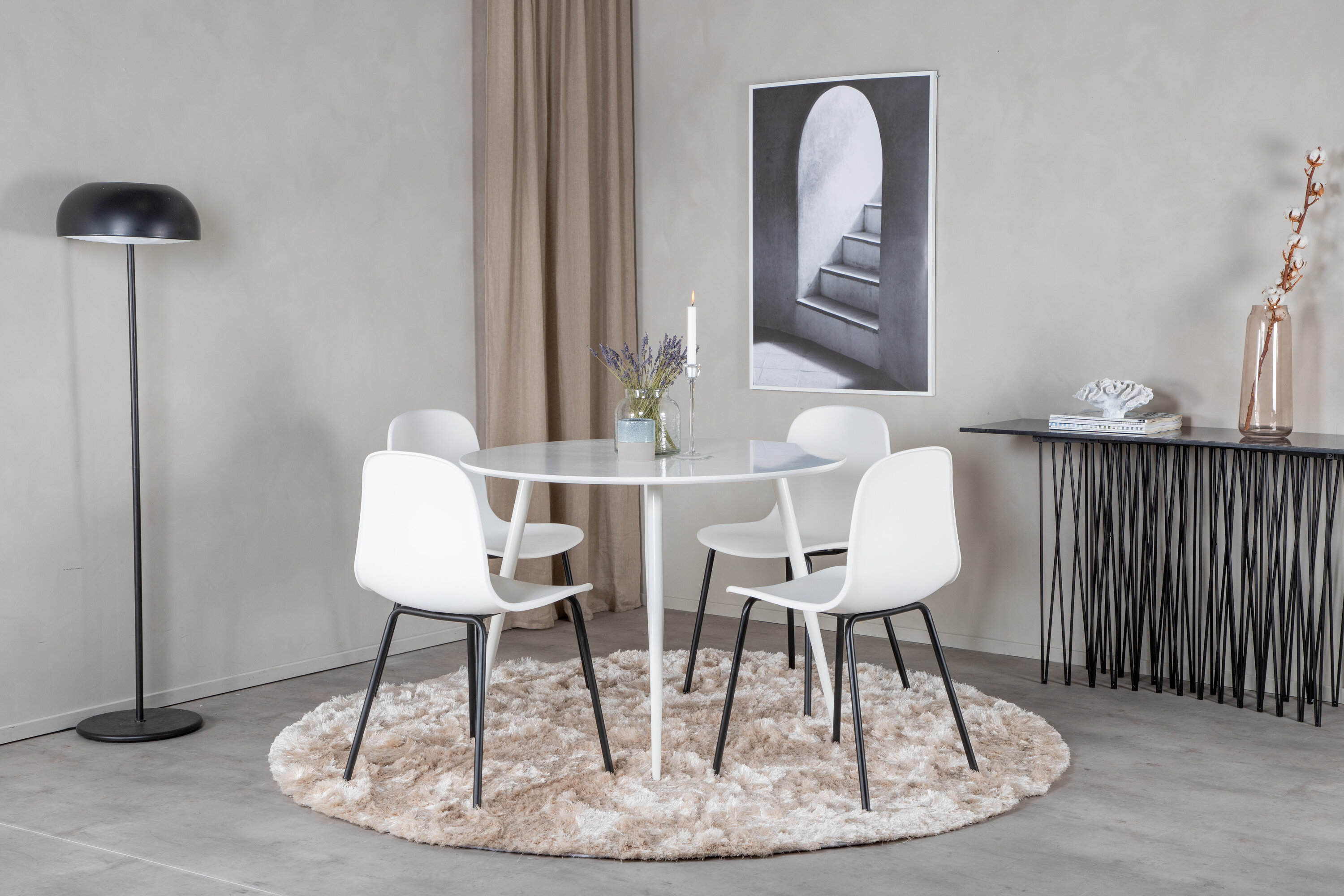 deLOHN Plaza, Arctic Kör alakú étkezőgarnitúra