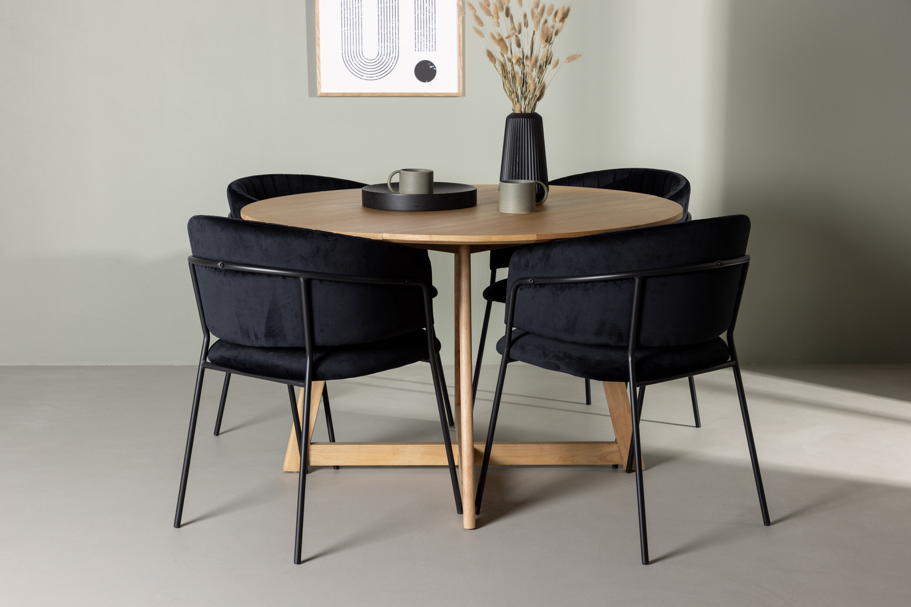 deLOHN Selma Kör alakú étkezőgarnitúra deLOHN Selma Kör alakú étkezőgarnitúra