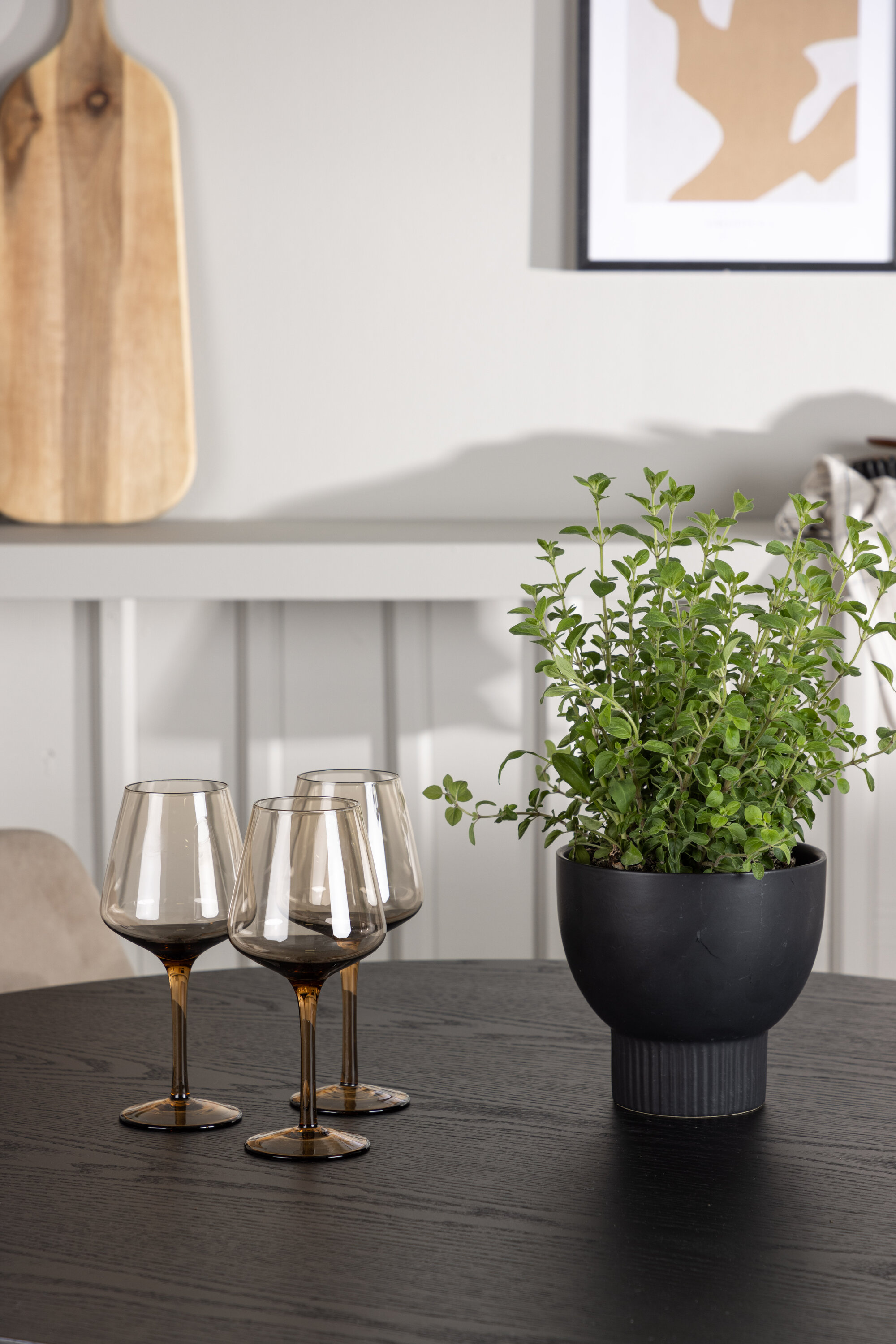 deLOHN Night Kör alakú étkezőgarnitúra