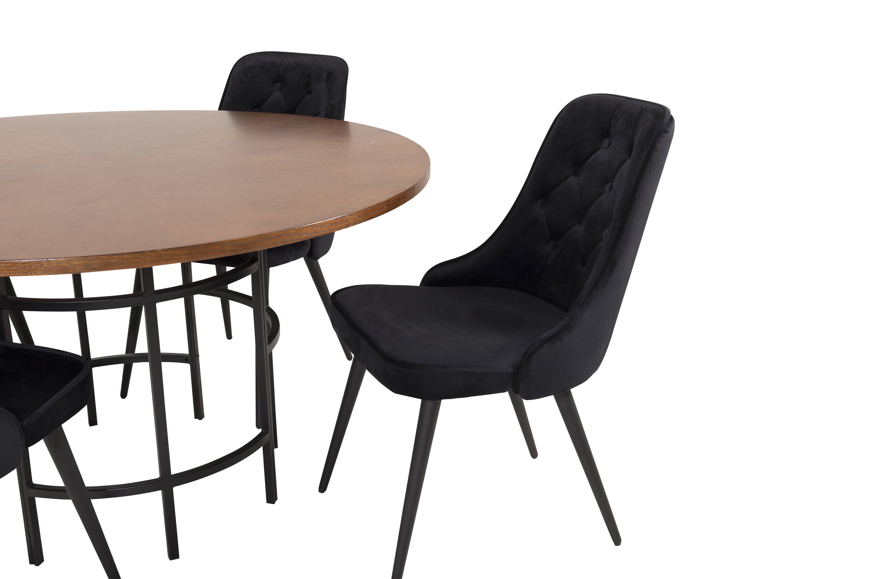 deLOHN Copenhagen, Velvet Deluxe Kör alakú étkezőgarnitúra deLOHN Copenhagen, Velvet Deluxe Kör alakú étkezőgarnitúra